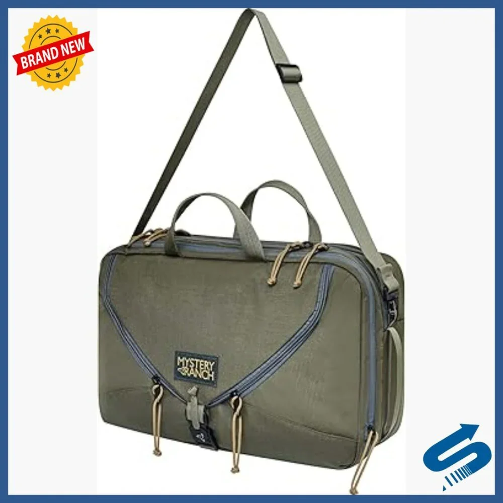 Convertible 27L Briefcase Tote Backpack Weatherproof Nylon Expandable